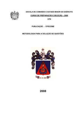 cp/eceme metodolog - Portal de Ensino do ExÃ©rcito
