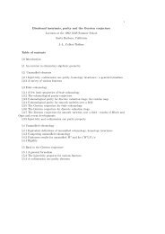 Birational invariants, purity and the Gersten conjecture Lectures at ...