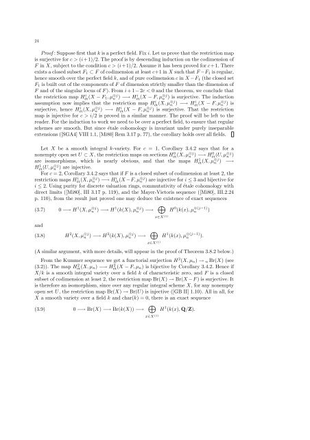 Birational invariants, purity and the Gersten conjecture Lectures at ...