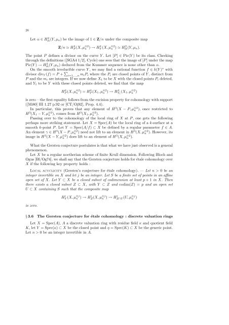 Birational invariants, purity and the Gersten conjecture Lectures at ...
