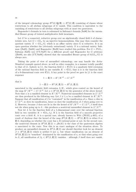 Birational invariants, purity and the Gersten conjecture Lectures at ...