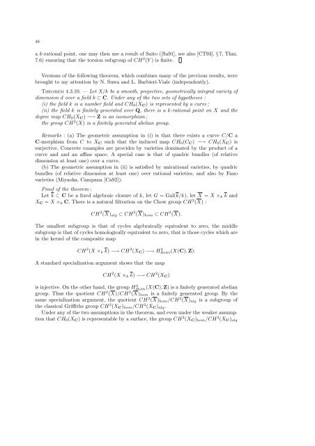 Birational invariants, purity and the Gersten conjecture Lectures at ...
