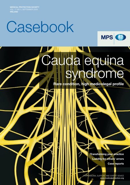 to view this edition of Casebook as a PDF - Medical Protection Society