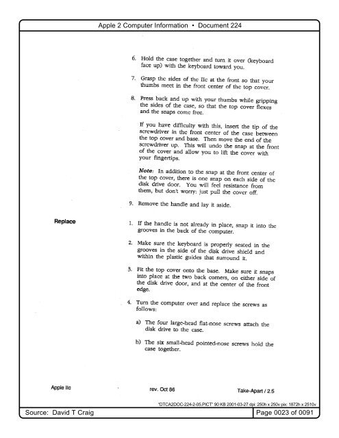 Apple IIc Technical Repair Procedures 1988.pdf - Apple IIGS France