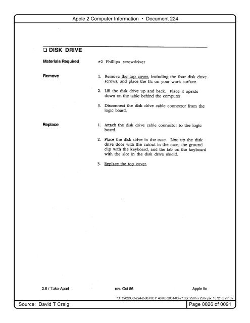 Apple IIc Technical Repair Procedures 1988.pdf - Apple IIGS France