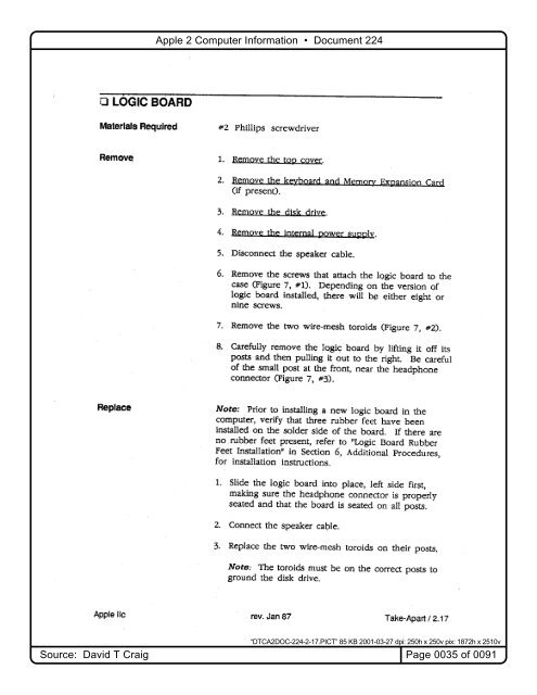 Apple IIc Technical Repair Procedures 1988.pdf - Apple IIGS France