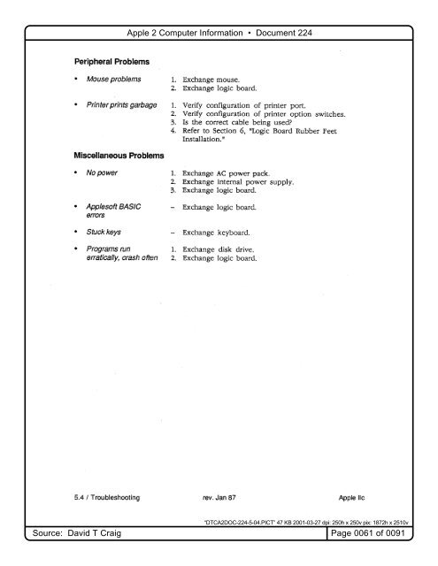 Apple IIc Technical Repair Procedures 1988.pdf - Apple IIGS France