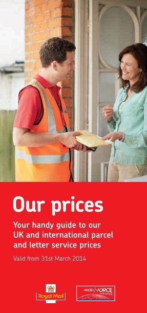 Our prices 2013 - Royal Mail