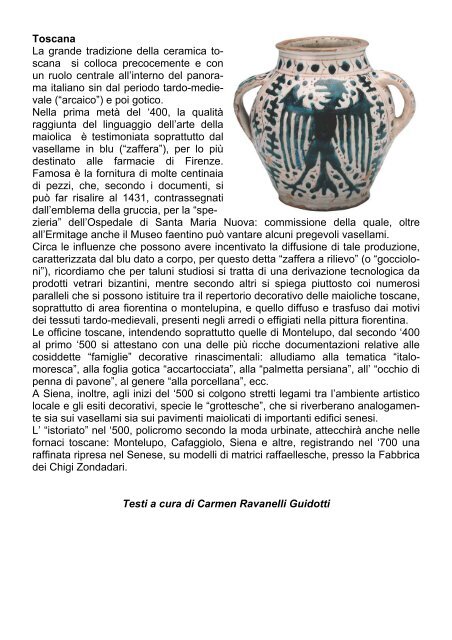 Guida alla mostra - MIC Museo Internazionale delle Ceramiche in ...