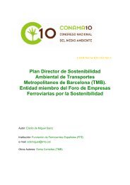 Plan Director de Sostenibilidad de TMB - BCNecologia