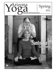 Santosha - Arizona Yoga Association