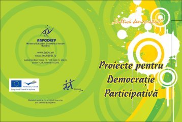 Proiecte pentru Democratie Participativa Proiecte ... - ANPCDEFP