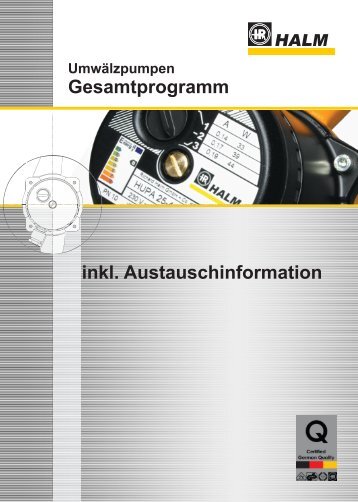 Gesamtkatalog 2008 Teil1deutsch.indd - Richard Halm GmbH + Co ...