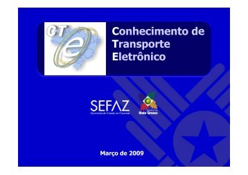 Conhecimento de Transporte Eletrônico - Sefaz