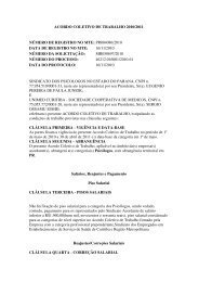 ACT UNIMED CURITIBA 2010-2011.pdf - Sindicato dos PsicÃ³logos ...