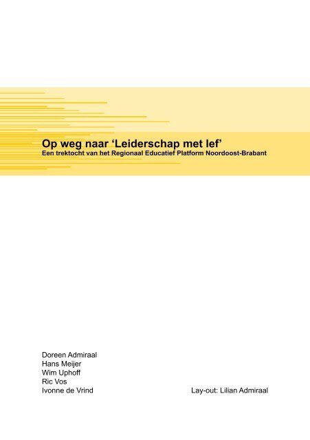 Op weg naar 'Leiderschap met lef' - Arbeidsmarktplatform PO