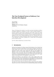 The Non-Technical Factors of Software User Interface ... - Conferences