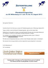 Zeiteinteilung (PDF) - RV Wilkenburg