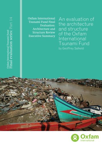 Architect. summary report - Oxfam International