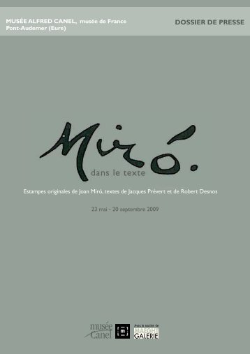 Miro dans le texte - Ville de Pont-Audemer