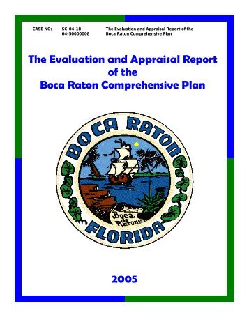 Evaluation and Appraisal Report - City of Boca Raton