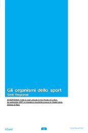 Gli organismi dello sport - Coni Puglia