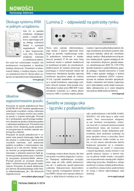 Fachowy Elektryk 5/2014