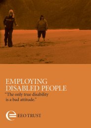employing disabled people - Equal Employment Opportunities Trust