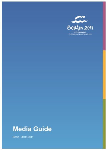 Media Guide_20110621.pdf - the 2011 IPC Swimming European ...