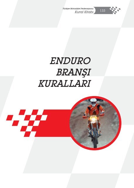enduro branşı kuralları - Türkiye Motosiklet Federasyonu