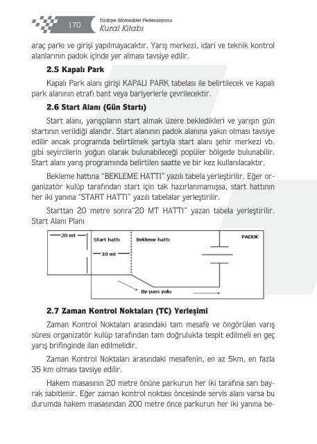 enduro branşı kuralları - Türkiye Motosiklet Federasyonu