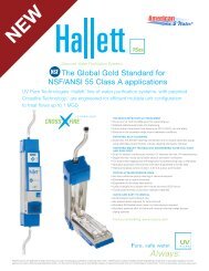 Download the Hallett 15XS UV Water System Spec Sheet