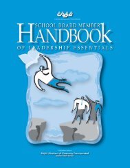 CASB Handbook text - Colorado Association of School Boards
