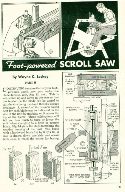 Foot powered scroll saw deals