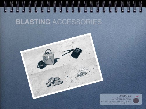 Blasting Accessories Tech Specs - SOTEMU sa