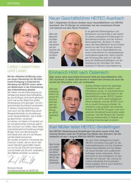 HEITEC News - Oktober 2011 - Heitec AG