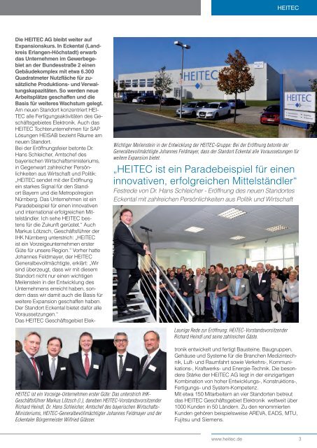 HEITEC News - Oktober 2011 - Heitec AG