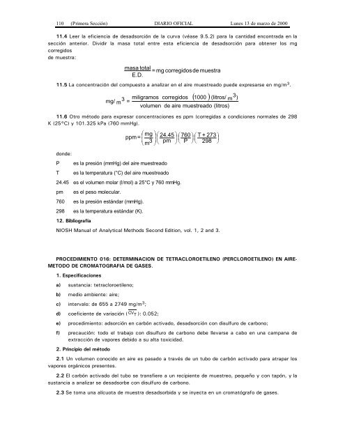 NOM-010-STPS-1999 - Normas Oficiales Mexicanas de Seguridad y ...