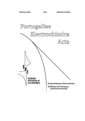 XII Iberian Meeting of Electrochemistry XVI Meeting of the ...