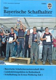 Bayerische Schafschurmeisterschaft 2014