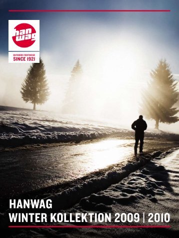 HANWAG WINTER kollEkTIoN 2009 | 2010