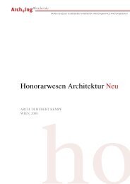 Honorarwesen Architektur Neu - Dipl. Ing. Hubert Kempf