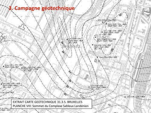 Les fondations au Landénien de la tour Up-Site à Bruxelles - sbgimr