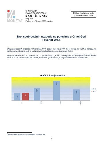 Broj saobracajnih nezgoda na putevima u Crnoj Gori-cg.pdf - Monstat