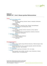 Stellwerk Stoffplan NT 1. Und 2. Klassen gemÃ¤ss Referenzrahmen