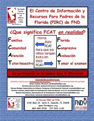 Â¿Que significa FCAT en realidad? El Centro de InformaciÃ³n y ...