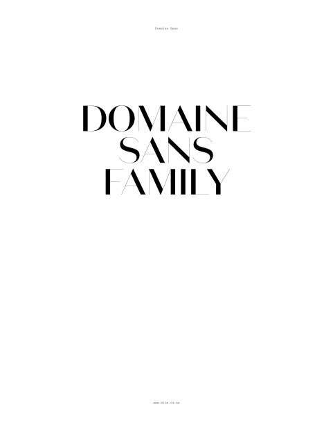 Klim-Domaine-Sans-Family