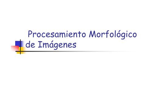 Procesamiento Morfologico