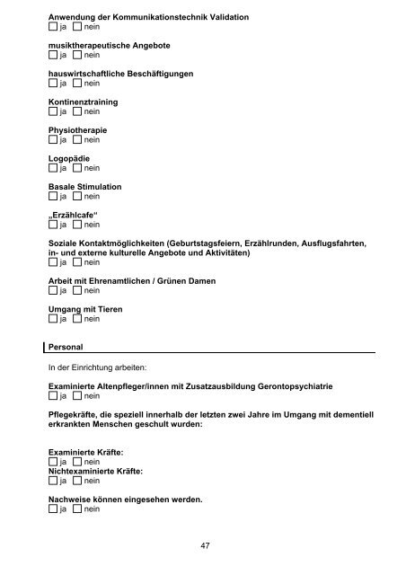 Auswahlliste zum Thema Demenz Stand: März 2011 - Hagen