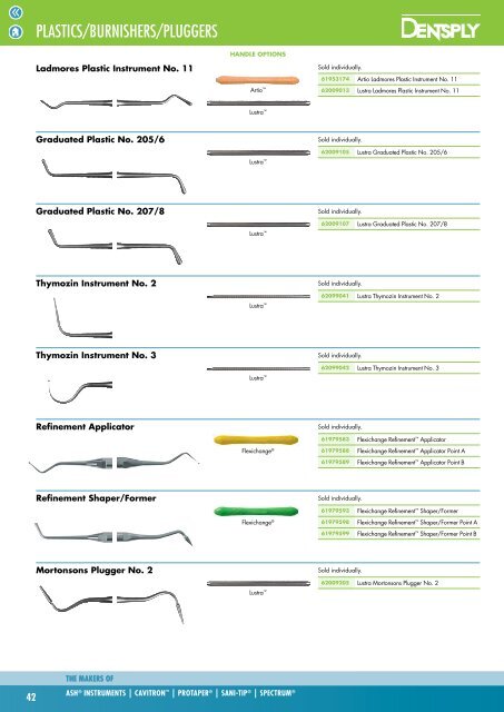 INSTRUmENTS - Dentsply